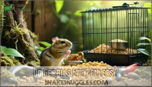 do gerbils eat pellets