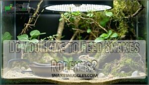 do you have to feed snakes rodents