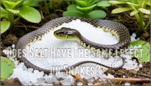 does salt have the same effect on snakes