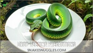 drop-feeding precautions