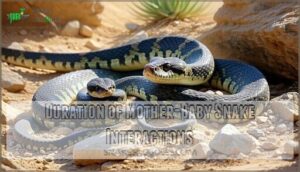 duration of mother-baby snake interactions