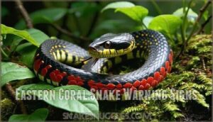 eastern coral snake warning signs