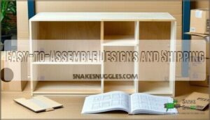 easy-to-assemble designs and shipping