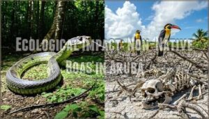 ecological impact: non-native boas in aruba