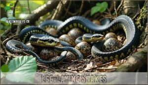 egg-laying snakes