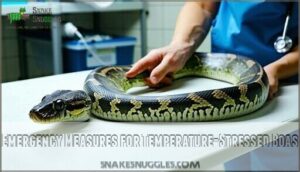 emergency measures for temperature-stressed boas
