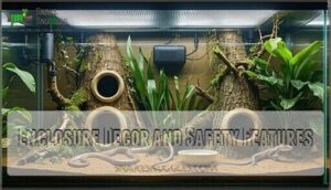 enclosure decor and safety features