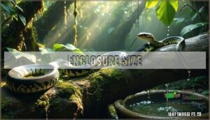 enclosure size