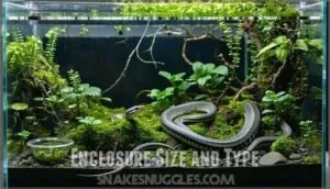 enclosure size and type enclosure size and type