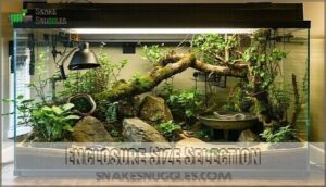 enclosure size selection