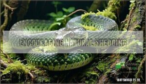 encouraging natural shedding