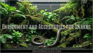 enrichment and accessories for snakes