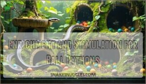 enrichment and stimulation for ball pythons
