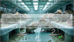 ensuring humane treatment and care
