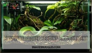 ensuring proper feeding environment