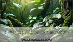 environmental factors and shedding