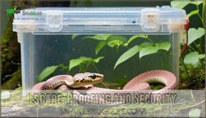 escape-proofing and security