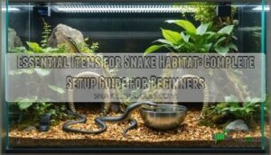 essential items for snake habitat