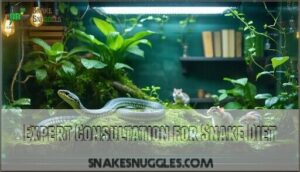 expert consultation for snake diet