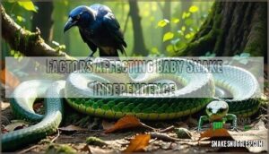 factors affecting baby snake independence