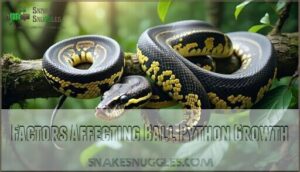 factors affecting ball python growth