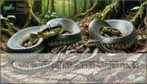 factors affecting snake litter sizes