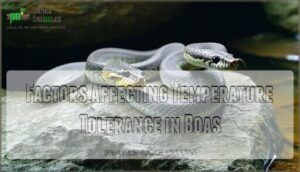 factors affecting temperature tolerance in boas