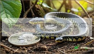 factors influencing baby snake size