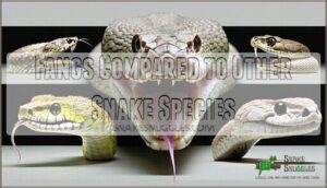 fangs compared to other snake species