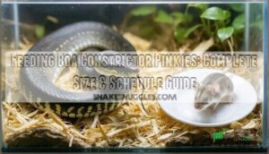 feeding boa constrictor pinkies