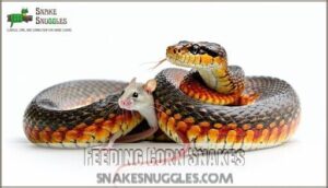 feeding corn snakes