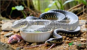 feeding during shedding