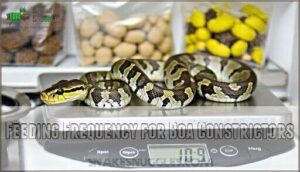 feeding frequency for boa constrictors