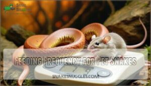feeding frequency for pet snakes