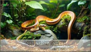 feeding pet snakes