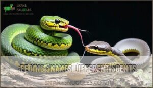 feeding snakes different scents