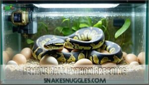 female ball python breeding