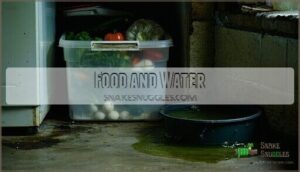 food and water