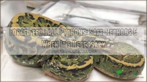 force feed ball pythons