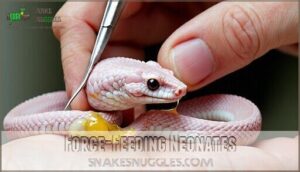 force-feeding neonates