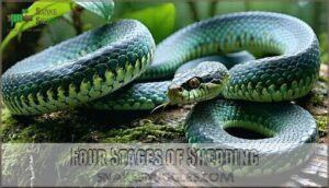 four stages of shedding
