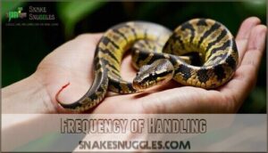 frequency of handling