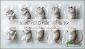 frozen snake food brands
