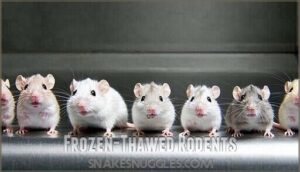frozen-thawed rodents
