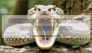 gaboon viper fangs structure