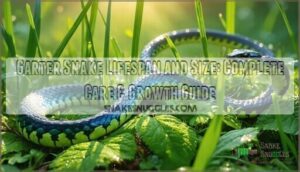 garter snake lifespan and size