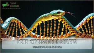 gene expression in snakes