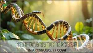 genetic variation in snakes