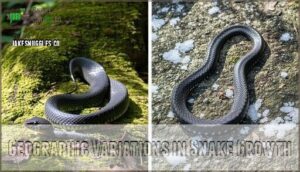 geographic variations in snake growth