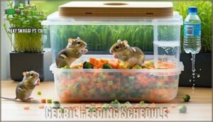 gerbil feeding schedule